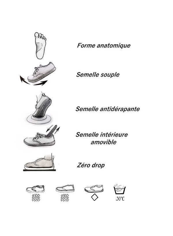 Baskets Anatomic barefoot STARTER A07 blanc