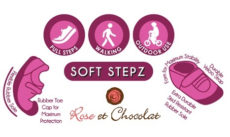 Salomés Rose et Chocolat Soft StepZ SS017