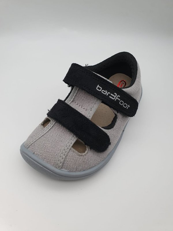 Sandales barefoot 3F Bar3foot - 3BE25-5R Gris et noir
