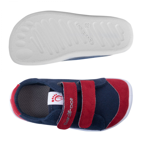 Basket barefoot 3F Bar3foot - 2BE29/5 Navy red