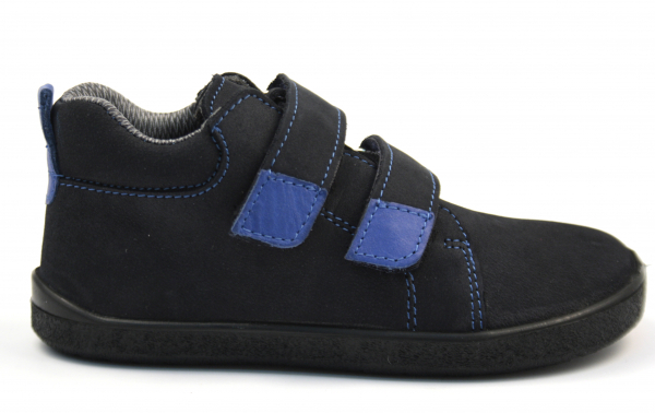 Chaussures montantes membrane Bareftex waterproof - EF Barefoot Leon Marine bleu