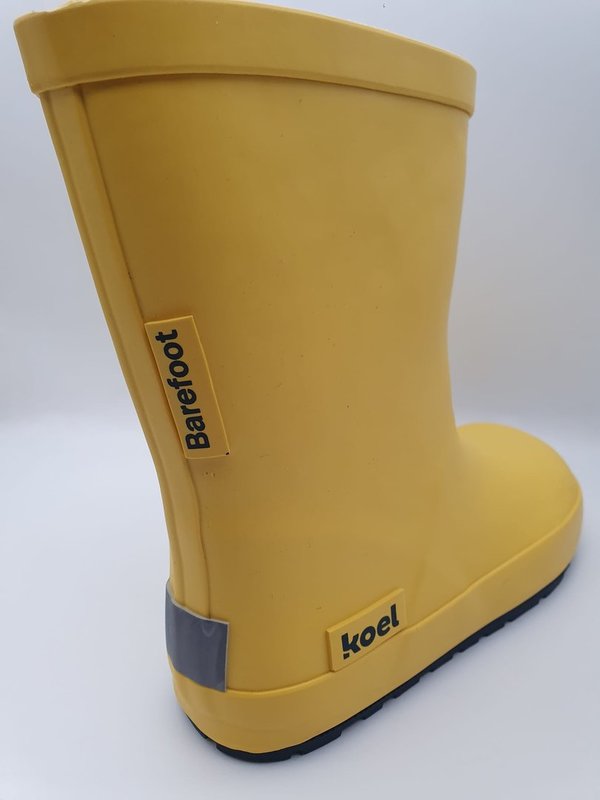 Bottes de pluie Wellie Koel barefoot - Yellow