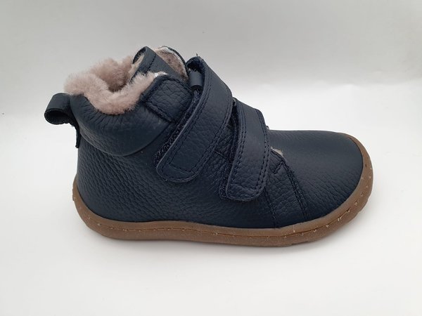 Bottines fourrées laine Froddo barefoot Winter Furry G3110201-K Blue