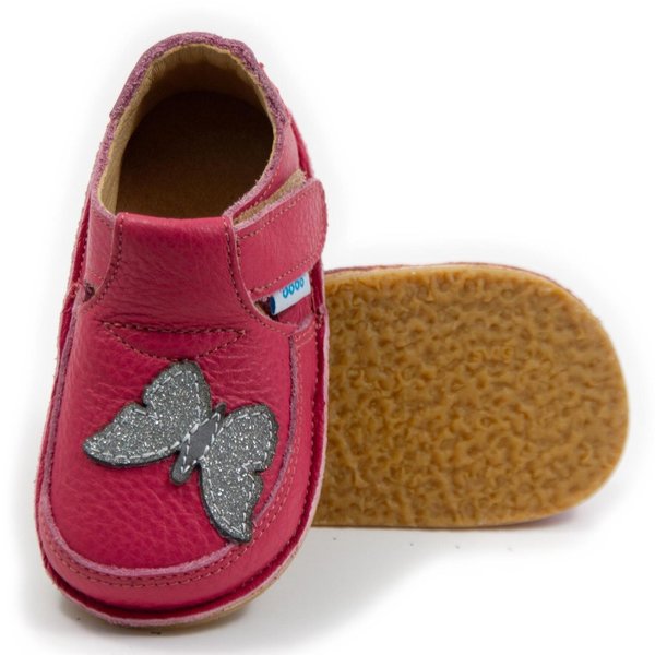 Chaussures Dodo Shoes minimalistes barefoot - Papillon pailleté